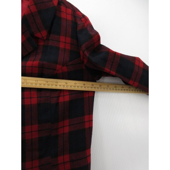 VINTAGE Pendleton Blazer 14 Virgin Wool Tartan Plaid 60s 70s Jacket - Picture 5 of 11